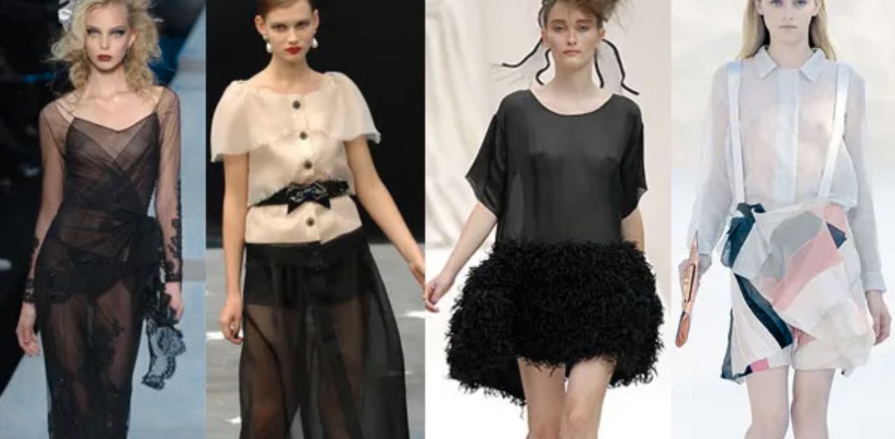 Latest Fabric Style: Sheer and See-Through Trends