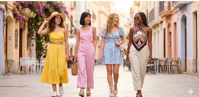 Cute summer outfit ideas for girls featuring breathable cotton dresses and trendy 2026 fashion