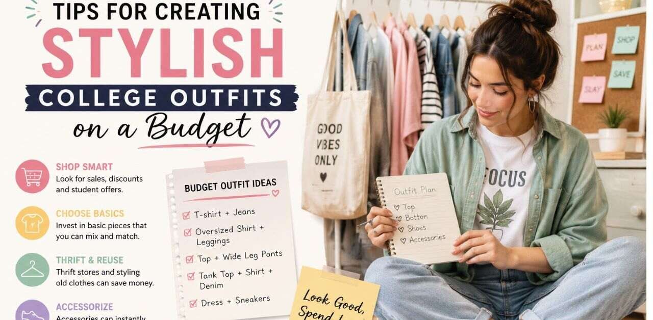 Affordable college outfit ideas with budget-friendly fashion essentials for girls